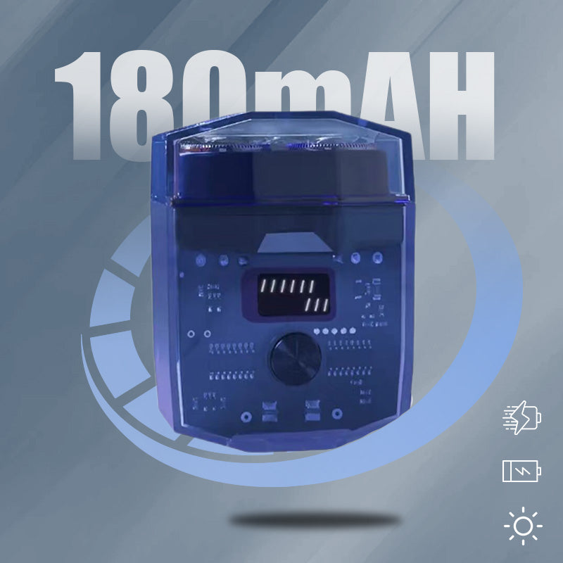 🔥Transparenter elektrischer Mini-Rasierer mit geringem Rauschen🔥