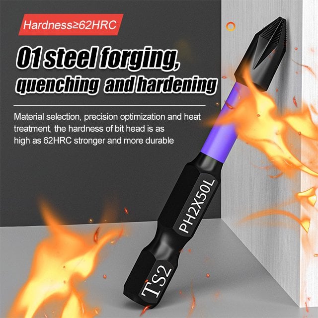 Frühlingsangebot: Kaufen Sie 2, erhalten Sie 1 gratis, kaufen Sie 3, erhalten Sie 2 gratis, desto höher ist der Rabatt💕💥Verbesserte hohe Härte und starker magnetischer Bit💥6-teiliges Set – kostenlose Basis