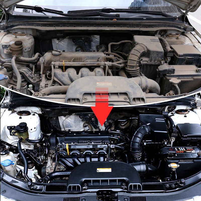 🧽 ♂️ TIEFENENTRÜMPELUNG - Reinigung des Motorraums leicht gemacht mit einer Flasche Mehrzweckreiniger!
