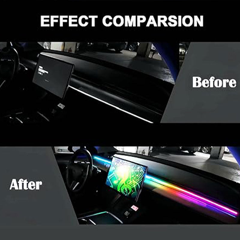 LED-USB-Innenbeleuchtung fürs Auto mit Fernbedienung