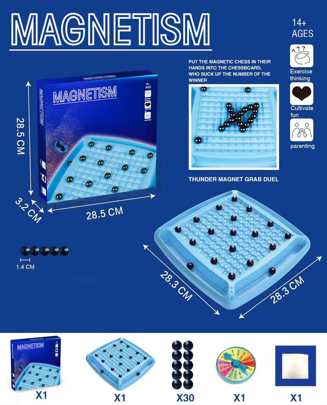 🎁Zeitlich Begrenztes Angebot🔥Magnetisches Schachspiel✨Perfektes Geschenk