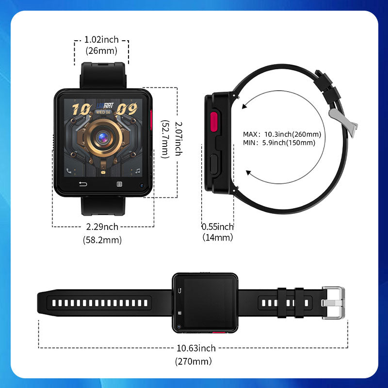 Mode Sport Smartwatch mit Dual-Kameras