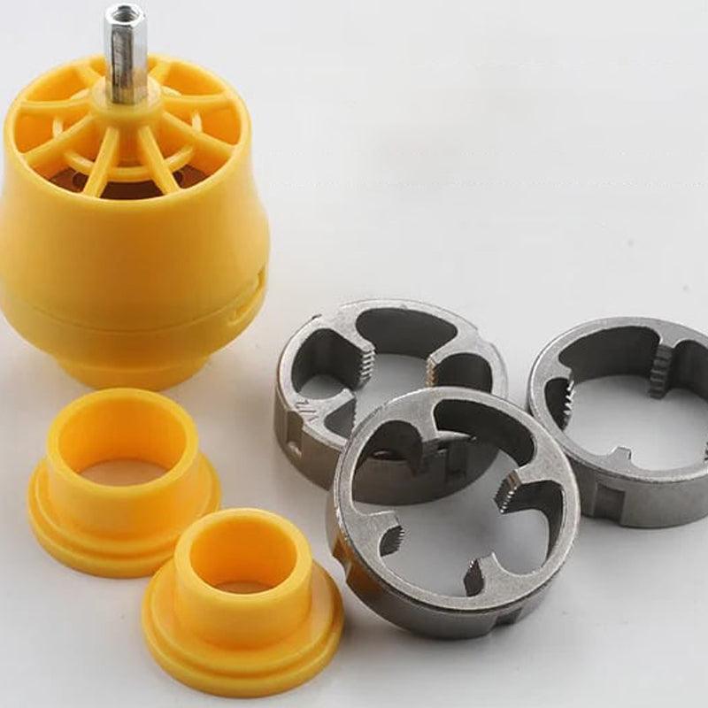 ✨Letzter-Tag-Aktion: 57 % Rabatt 🛠️ Mit Elektrobohrern kompatibles PVC-Rohrgewindeschneidset mit verschiedenen Matrizengrößen