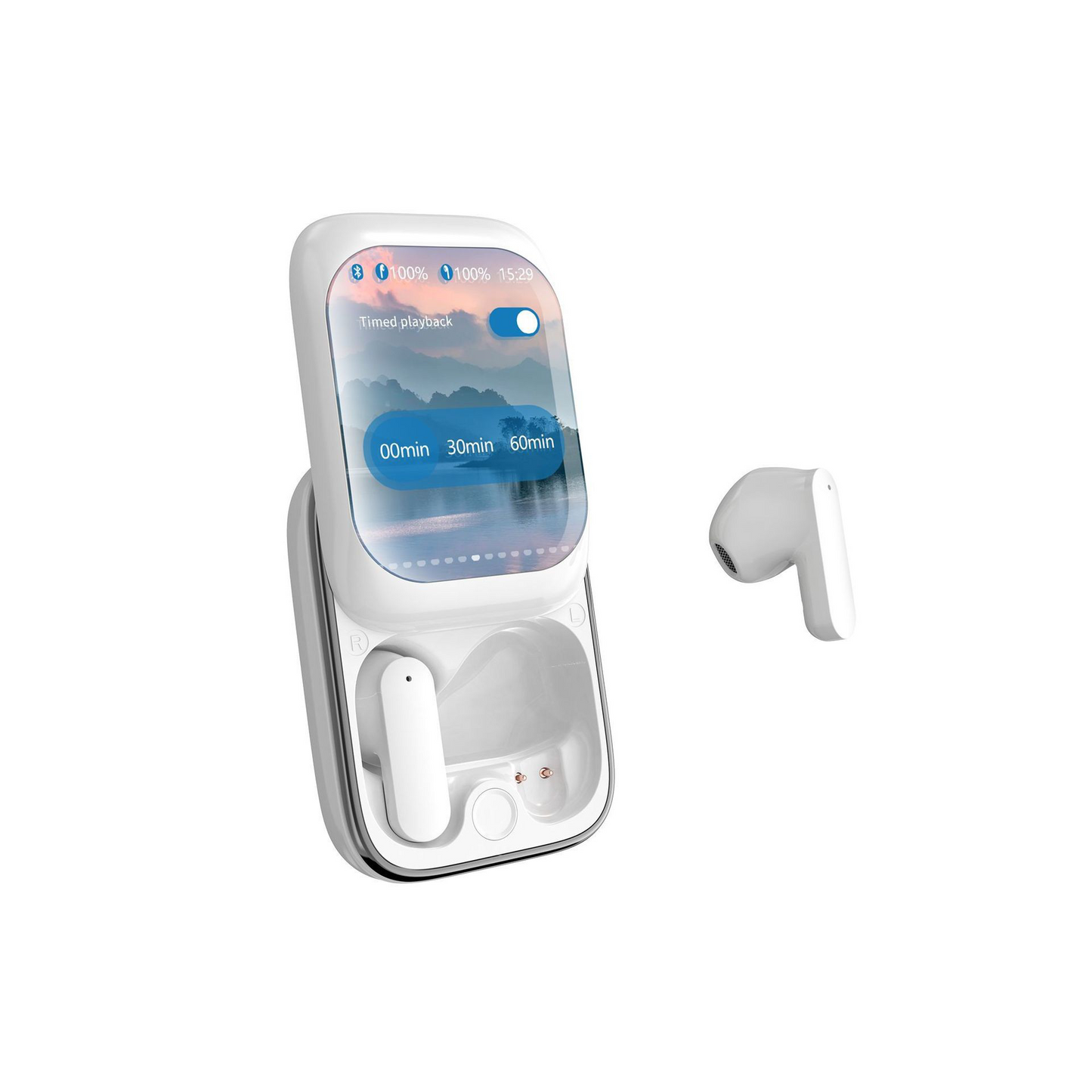 Bluetooth-Ohrhörer mit Touchscreen und Geräuschunterdrückung