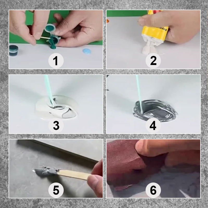 💥🔧🛡️Multifunktionale Reparatursets für Risse in Fliesen und Steinen🌧️🏡🧱