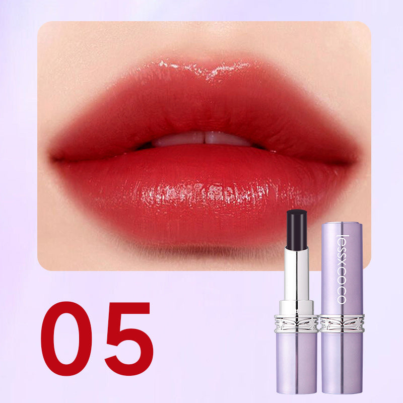Lang anhaltender, wasserfester, feuchtigkeitsspendender Lippenstift