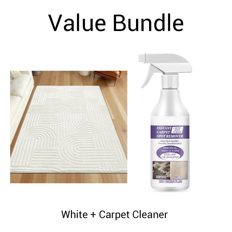 🛍️ 🏠 Kristallflor-Teppich mit minimalistischem Linien-Design – Weich wie Kaschmir, vielseitig & elegant – Ideal für Flur, Wohnzimmer & Schlafzimmer ✨