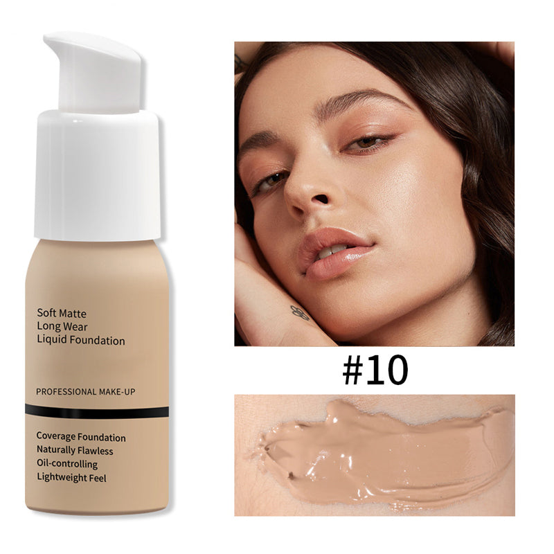 🌹Kaufen Sie 2 und erhalten Sie 1 gratis – 🔥Soft Matte Liquid Foundation