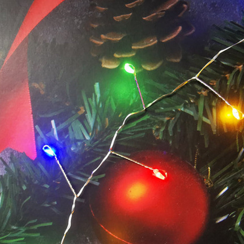 Weihnachten-Lichterkette für Fensterdekoration