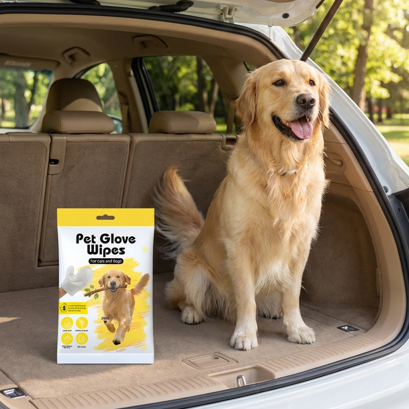 Pflegehandschuhtücher für Hunde und Katzen – 6 Stück/Packung