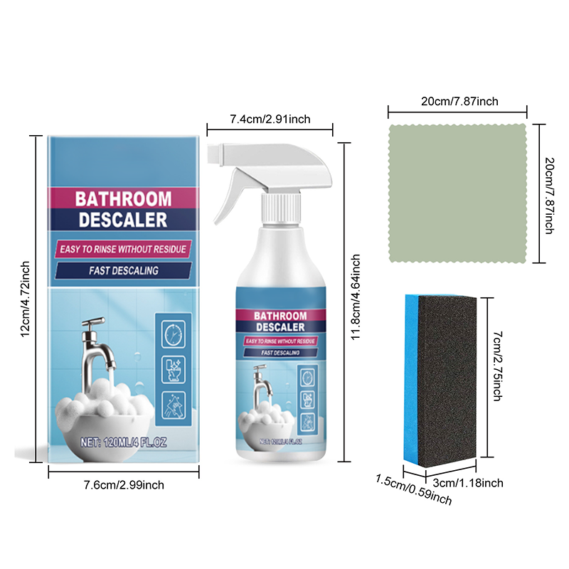 🥳HEISSER SALE 2026🥳💞50.000+ VERKAUFT!👵❤️ 50 % RABATT! All-in-One Badezimmer-Reinigungsspray-Set