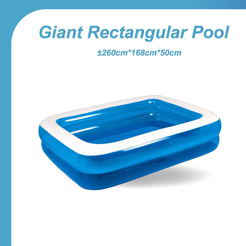 🥳HEISSER SALE 2026🥳💞50.000+ VERKAUFT!👵❤️Verdicktes aufblasbares Schwimmbecken mit Luftpumpe