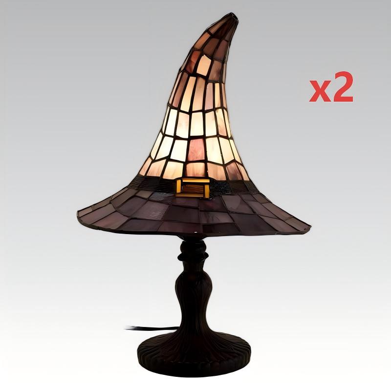 🥳HEISSER SALE 2026🥳💞50.000+ VERKAUFT!👵❤️ Bezauberndes Ambiente – Hexenlampe aus Buntglas