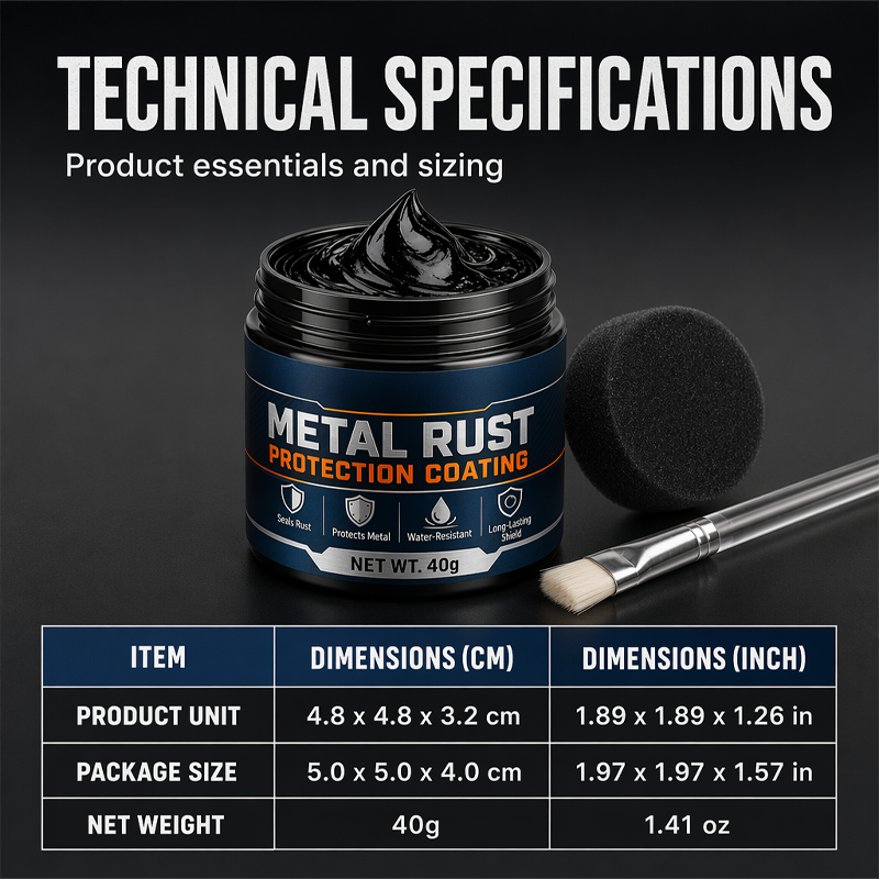 🥳HEISSER SALE 2026🥳💞50.000+ VERKAUFT!👵❤️ Schwarze Reparaturpaste zum Schutz vor Metallrost