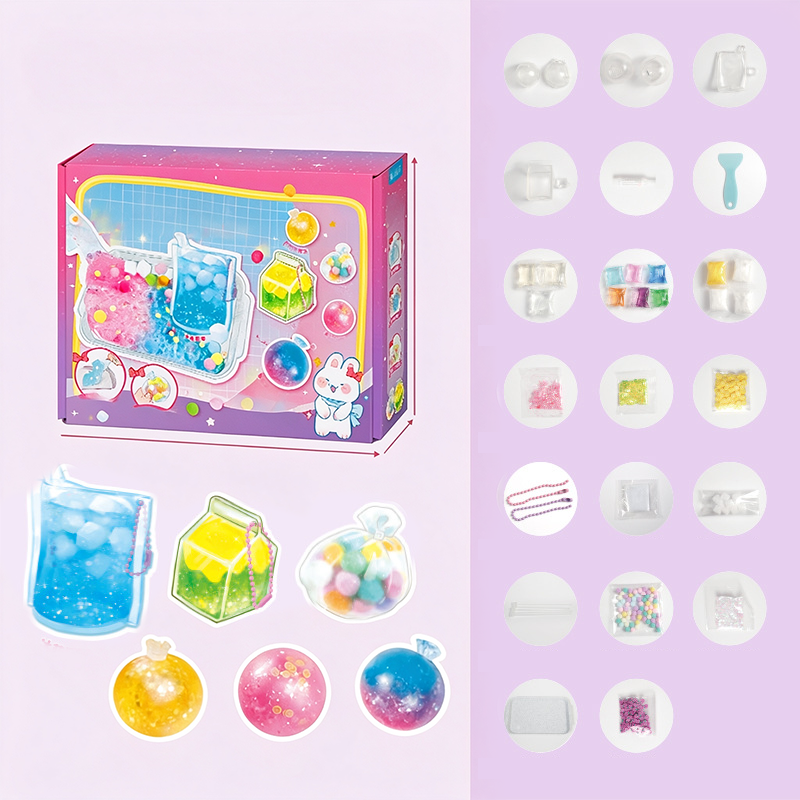 đDIY-Bausatz fĂźr ein âFried Iceâ-Squishy-Spielzeug mit Katzenkrallen-Motiv fĂźr Kinder