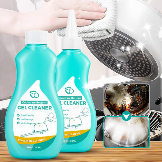 Gel-Reiniger für fettige Pfanne