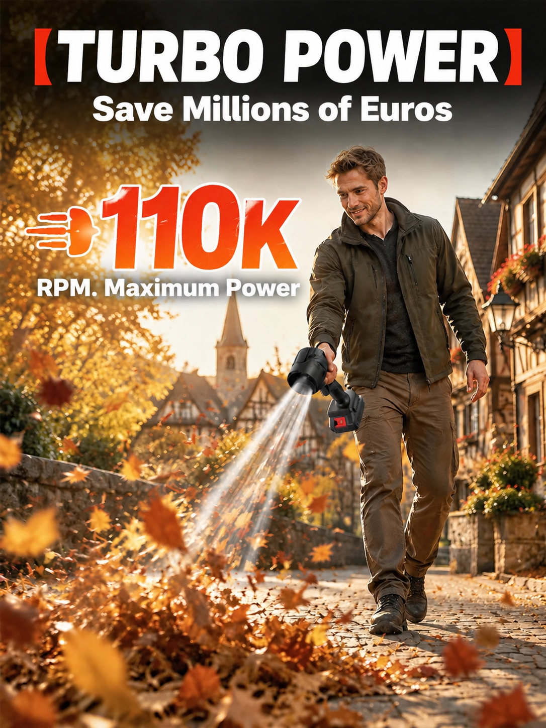 🔥Top-Angebot🔥 Handgeführter Turbo-Hochleistungsbläser ✈️Kostenloser Versand✈️