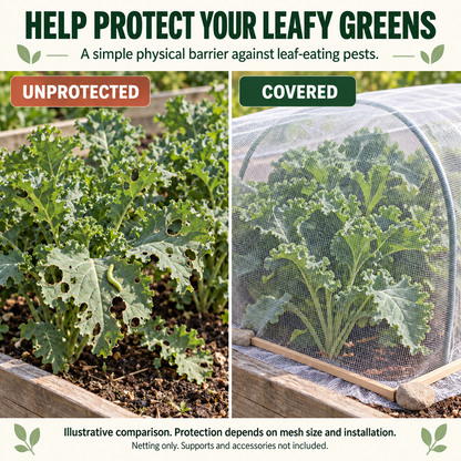🦟 50% RABATT! 🌱 Insektenschutznetz für Gewächshäuser – Alterungsbeständig, zuschneidbar & ideal für Pflanzen, Obst & Gemüse 🍅