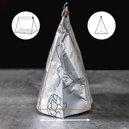 ♻️ Wiederverwendbare, verschließbare Aufbewahrungsbeutel aus Aluminiumfolie 🥬
