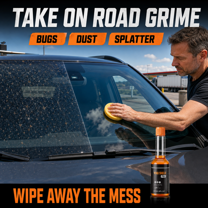 Leistungsstarker Glasreiniger: Entfernt Flecken, Ölfilme, Insektenkleber und Frostschutz. Hydrophober Glasreiniger für Autos.