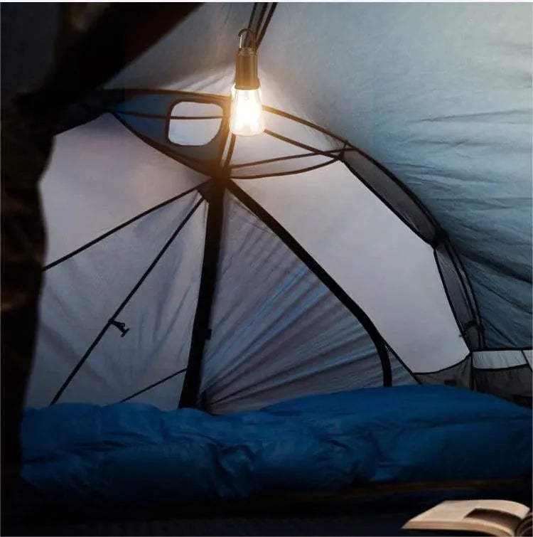 💡 50% RABATT! 🏕️ Outdoor Camping Hängende Retro-Glühbirne – Typ-C Aufladbar, Stimmungsvolle Beleuchtung & Perfekt Für Zelt, Garten & Terrasse 🌙