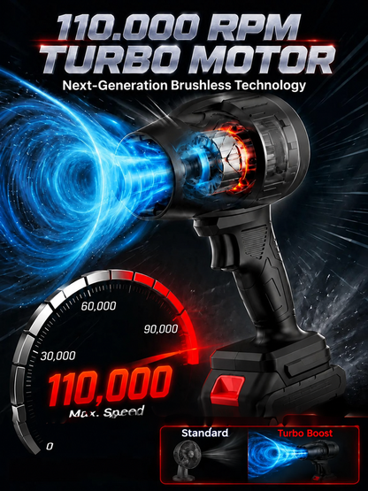 🔥Top-Angebot🔥 Handgeführter Turbo-Hochleistungsbläser ✈️Kostenloser Versand✈️