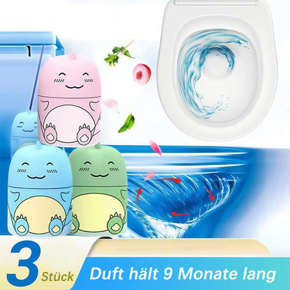 🔥🎁 2+1 GRATIS!!🥳✨ 2-in-1 WC-Reiniger & Lufterfrischer 🚽💙 Für ein strahlend sauberes Bad mit langanhaltend frischem Duft!