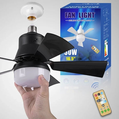 🔥Kostenloser Versand & 50 % Rabatt🔥🍃 Intelligenter Deckenventilator mit Licht, RGB-Beleuchtung und Bluetooth-Lautsprecher♨️❄️
