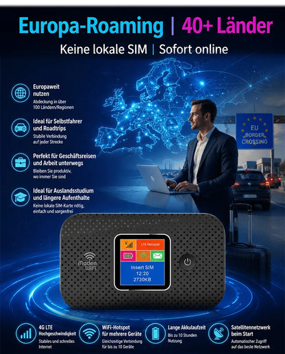 🥳HEISSER SALE 2026🥳💞50.000+ VERKAUFT!👵❤️  Mobiler Hotspot mit vollständiger WLAN-Abdeckung