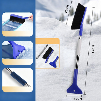 ❄️ 2-in-1-Schneebürste und Eiskratze