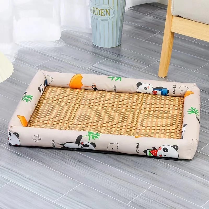 🥳HEISSER SALE 2026🥳💞50.000+ VERKAUFT!❤️   Eis-Rattan-Kühlbett für Katzen/Hunde