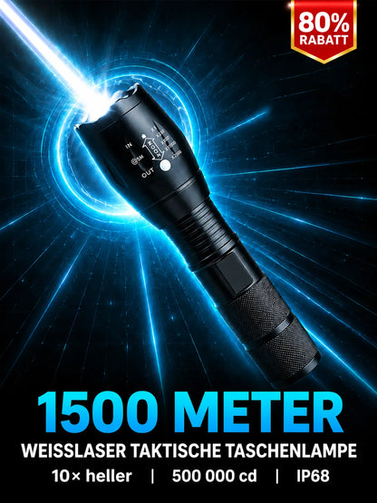 🔥 Superhelle Zoom-Weißlaser-Taschenlampe 'Tongtianpao'