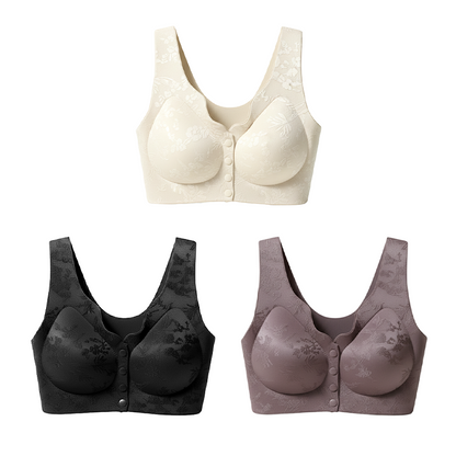 🎁 Herbst-Sonderangebot: 50 % Rabatt 💃 Bequemer, vorne zu verschließender, bügelloser, nahtloser BH 🌸