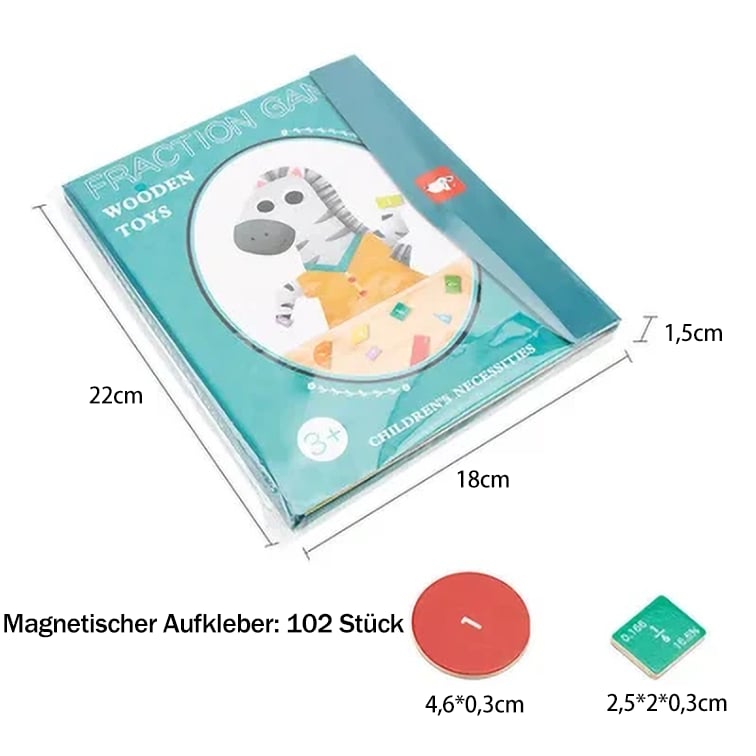 🧩 50% RABATT! 🎨 Magnetisches Bruchpuzzle für Kinder – Fördert Feinmotorik, bunt & sicher – Perfekt für spielerisches Lernen zu Hause ✨