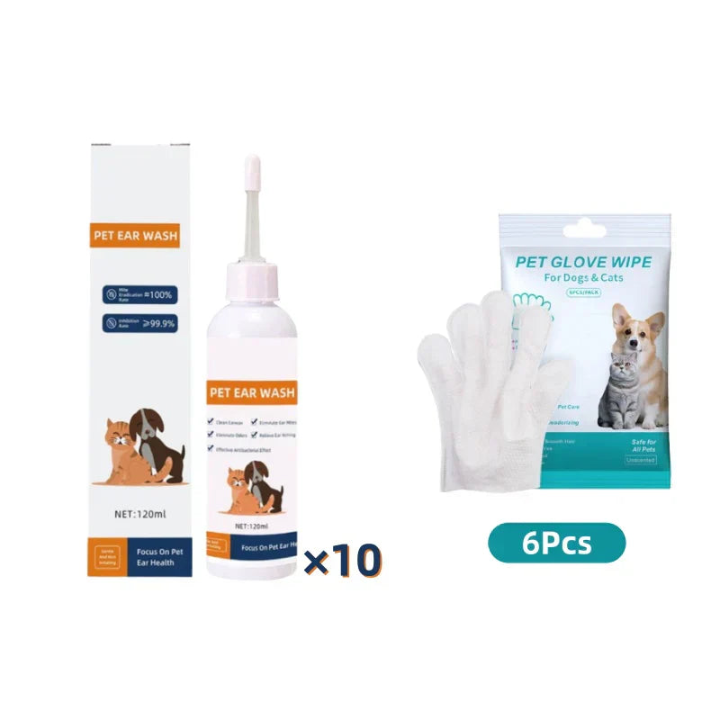 📢✨ Ohrenreiniger für Haustiere – Sanfte Formel mit beruhigender Aloe Vera für Hunde und Katzen, beugt Infektionen und Geruchsbildung vor 🌿