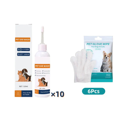 📢✨ Ohrenreiniger für Haustiere – Sanfte Formel mit beruhigender Aloe Vera für Hunde und Katzen, beugt Infektionen und Geruchsbildung vor 🌿