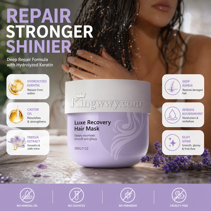 💦 Feuchtigkeitsspendende, revitalisierende Haarmaske – Spendet Feuchtigkeit, repariert, verleiht Glanz!✨💇‍♀️