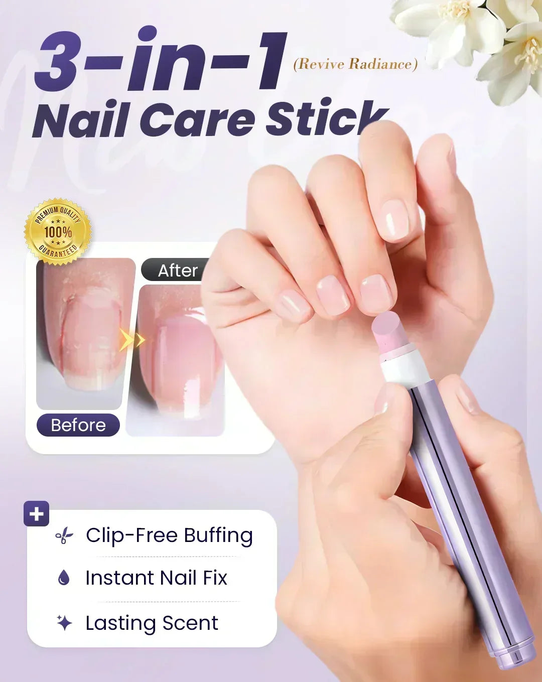 👍🧑‍⚕️Reparatur von Nagelschäden✨ „Duft + Maniküre + Schutz“ in EINEM tragbaren Nagelpflege-Stift💅