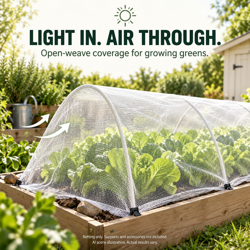 🦟 50% RABATT! 🌱 Insektenschutznetz für Gewächshäuser – Alterungsbeständig, zuschneidbar & ideal für Pflanzen, Obst & Gemüse 🍅