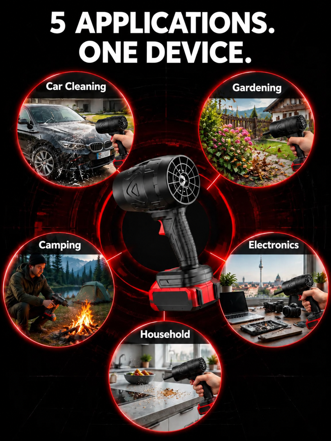 🔥Top-Angebot🔥 Handgeführter Turbo-Hochleistungsbläser ✈️Kostenloser Versand✈️