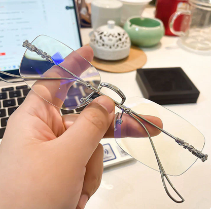 💙 Blaulichtfilterbrille – Entlastet die Augen, stylisches Design & leicht für den ganzen Tag 🖥️✨