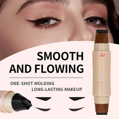 💜LETZTER TAG – KAUF 1, ERHALTE 1 GRATIS💜Integrierter rotierender Eyeliner-Stempelstift