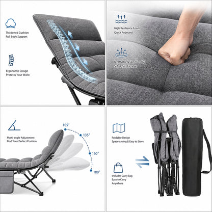 🪑 Tragbares Klappbett – stabiles Feldbett mit 10-Punkt-Stütze, bis 200 kg belastbar, faltbar & platzsparend, für Büro, Zuhause, Mittagspause, Studentenwohnung, Gästebett, Camping & Outdoor – Must-have zum Schulstart🏕️✨