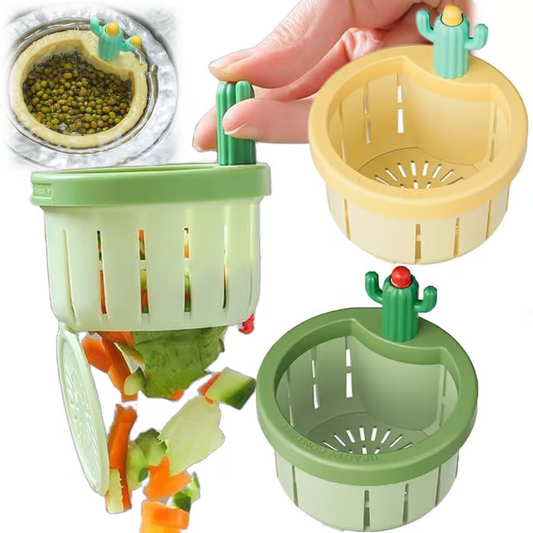 💥Cactus Kitchen Automatisch auskippender Spülbeckenfilter