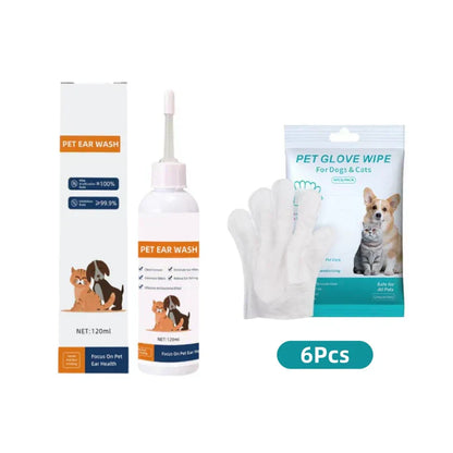 📢✨ Ohrenreiniger für Haustiere – Sanfte Formel mit beruhigender Aloe Vera für Hunde und Katzen, beugt Infektionen und Geruchsbildung vor 🌿