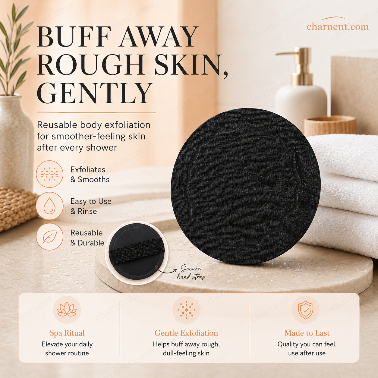 🧖‍♀️ KAUFE 1, ERHALTE 1 GRATIS! 🚿 Wiederverwendbare Peeling-Pads – Sanft & gründlich – Ideal für glatte, frische Haut – waschbar, langlebig & umweltfreundlich ✨🌿🛁