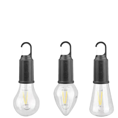 💡 50% RABATT! 🏕️ Outdoor Camping Hängende Retro-Glühbirne – Typ-C Aufladbar, Stimmungsvolle Beleuchtung & Perfekt Für Zelt, Garten & Terrasse 🌙