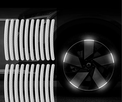 Reflektierende Auto-Felgenaufkleber（Kaufen Sie 2 genug für das Vorderrad Kaufen Sie 4 für das ganze Auto）