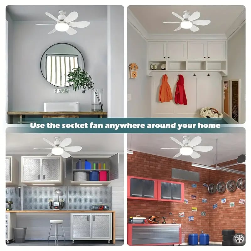 🔥Kostenloser Versand & 50 % Rabatt🔥🍃 Intelligenter Deckenventilator mit Licht, RGB-Beleuchtung und Bluetooth-Lautsprecher♨️❄️