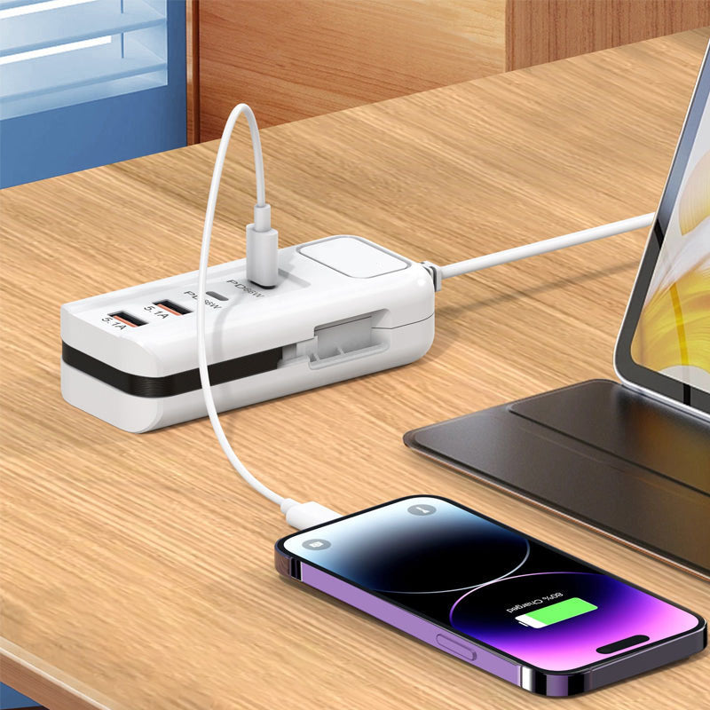 🥳HEISSER SALE 2026🥳💞50.000+ VERKAUFT!👵❤️ 50 % RABATT! Multifunktionale Schnellladebuchse – 2PD + 2USB